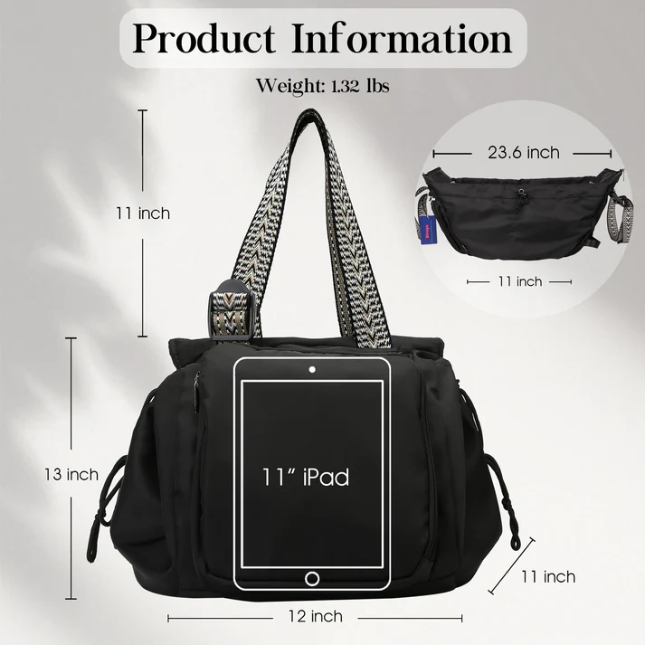 Multi-Function Mommy Bag(Black Color)