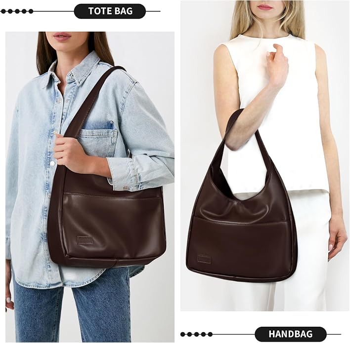 Retro Textured Shoulder Bag (Coffee)