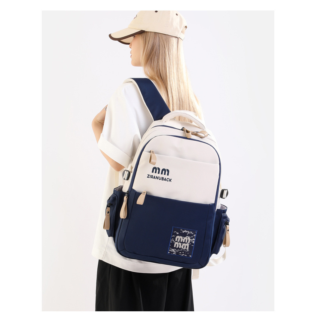 Cute Large Capacity Backpack (Blue)
