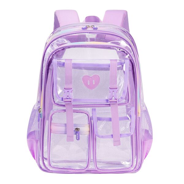Sesame Baby Transparent Kids Backpack(Purple)