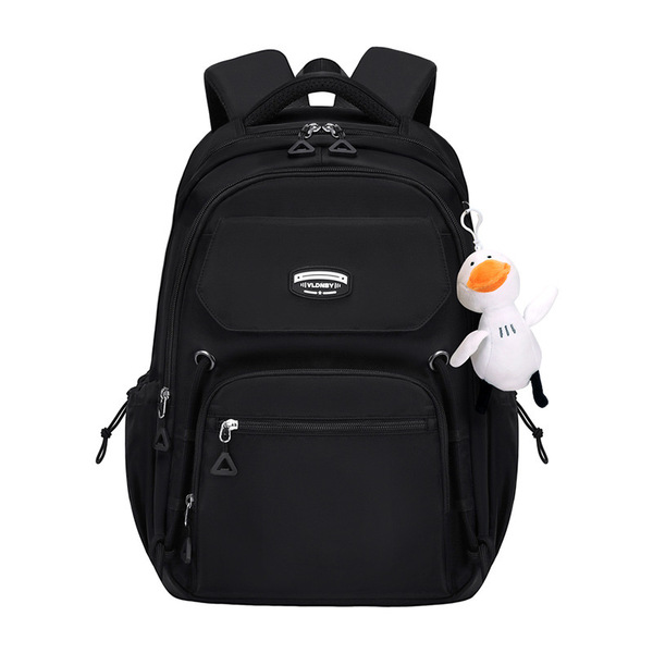Large Capacity Student Backpack(Black)