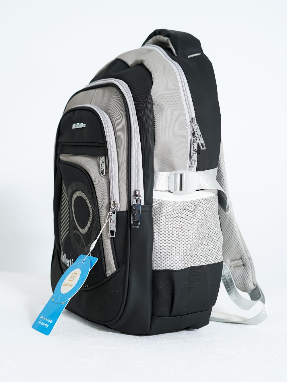 Unisex Waterproof School Backpack – Lightweight (Black)