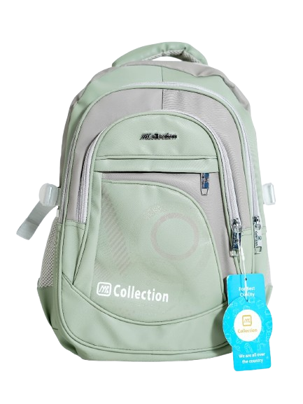 Unisex Waterproof School Backpack – Lightweight (Sage Green)