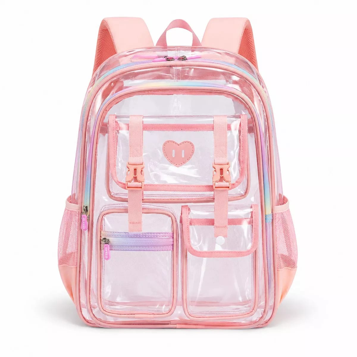 Sesame Baby Transparent Kids Backpack(Pink)