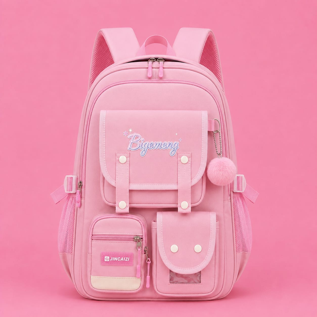 Lunara Premium Casual Backpack(Pink)