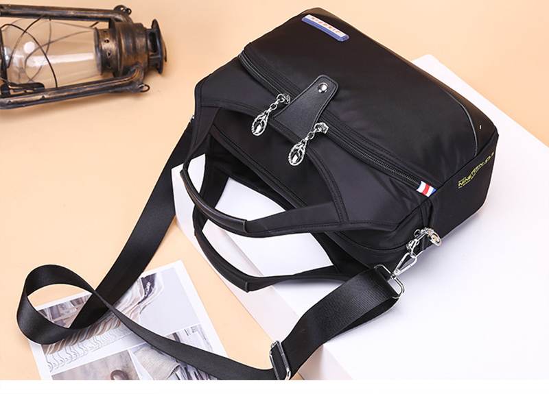 Premium Multi-Pocket Travel Shoulder Bag(Black)