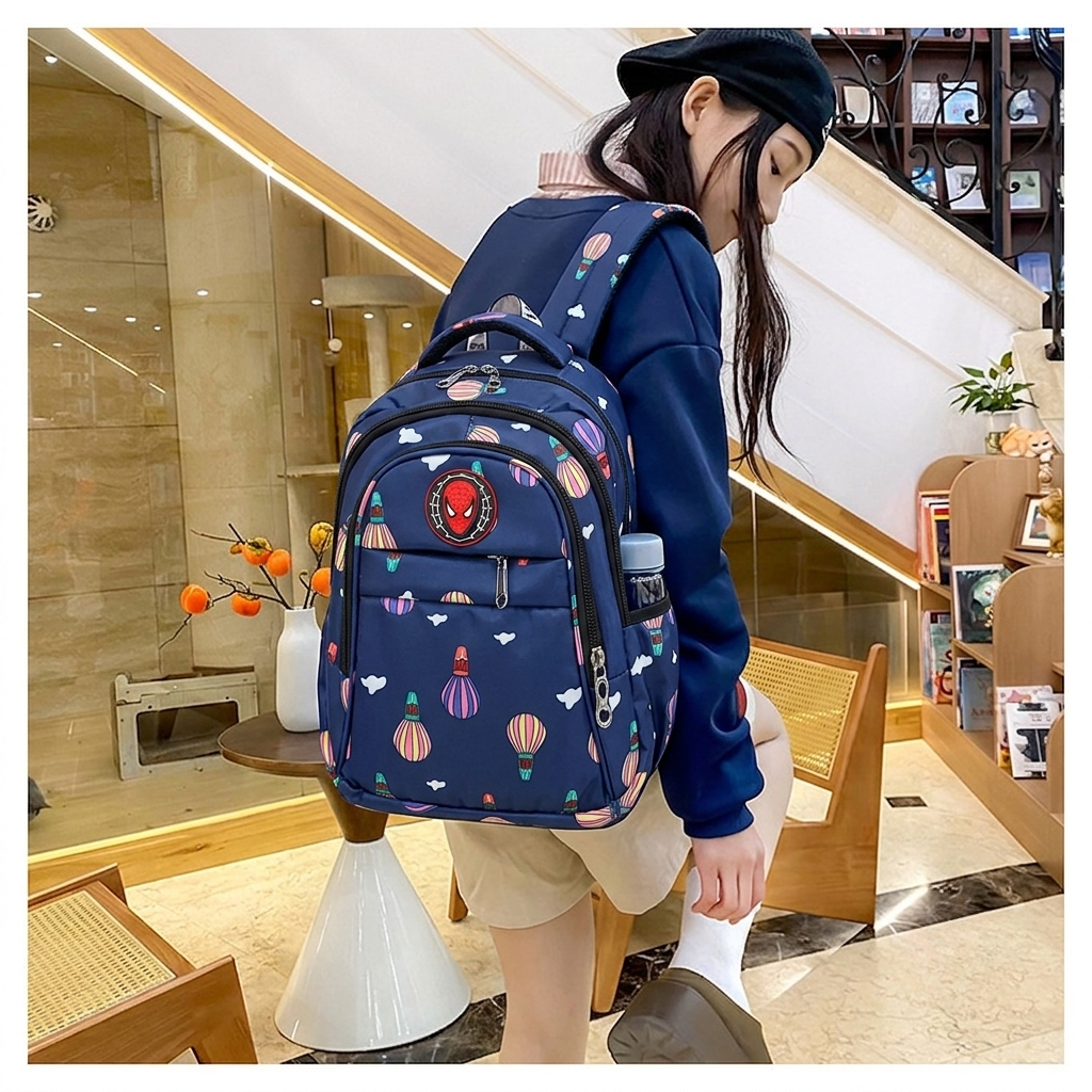 Balloon Adventure Kids Backpack (Blue)