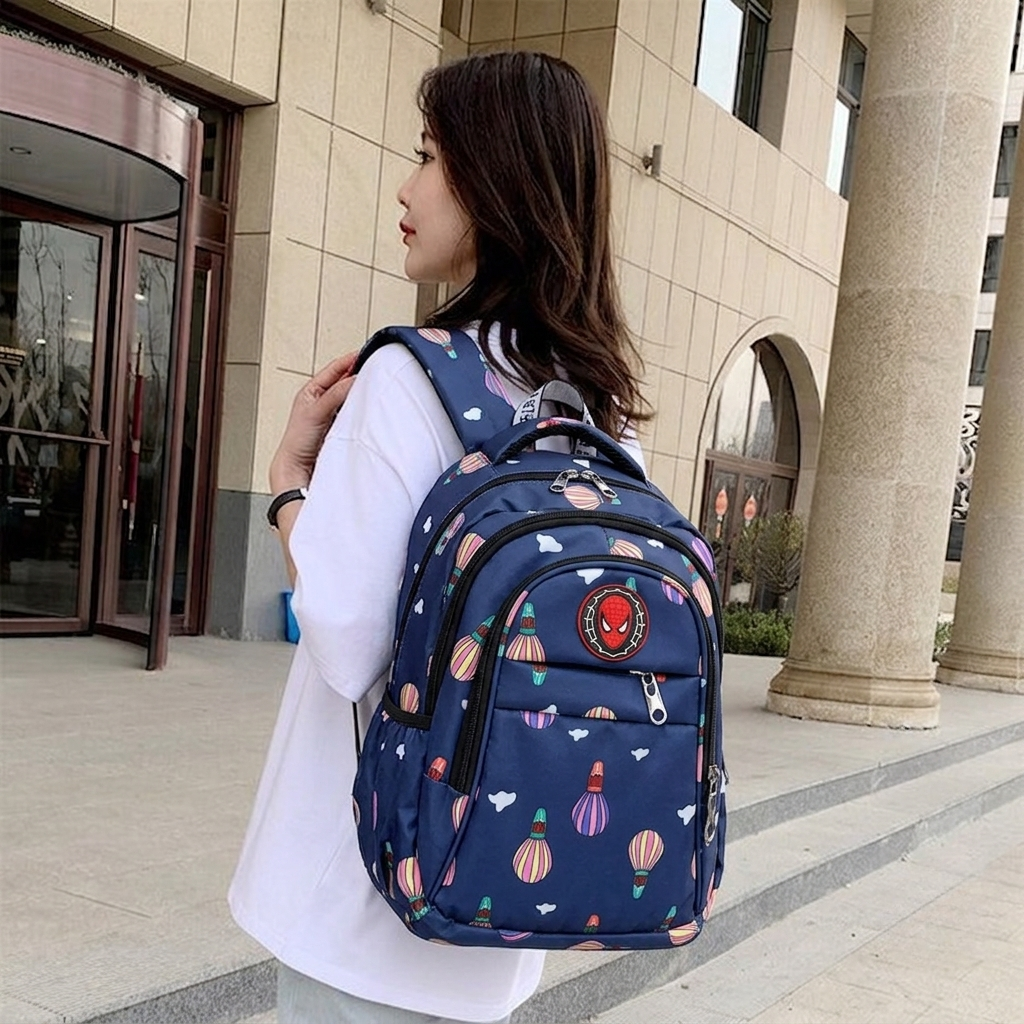 Balloon Adventure Kids Backpack (Blue)