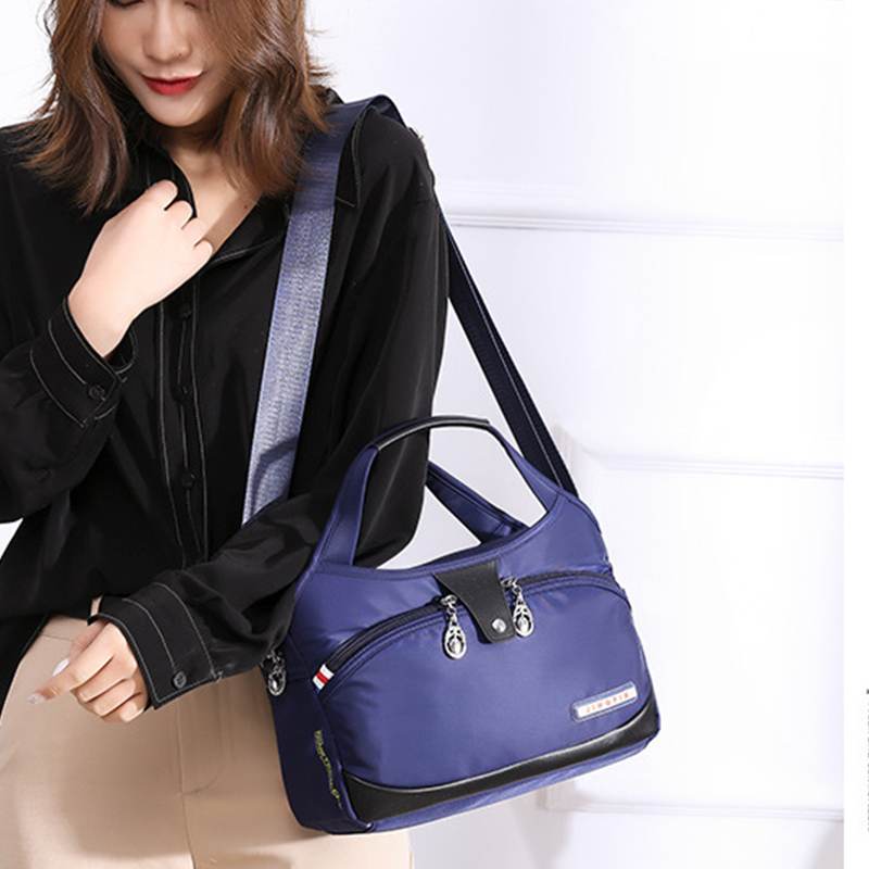 Premium Multi-Pocket Travel Shoulder Bag(Blue)