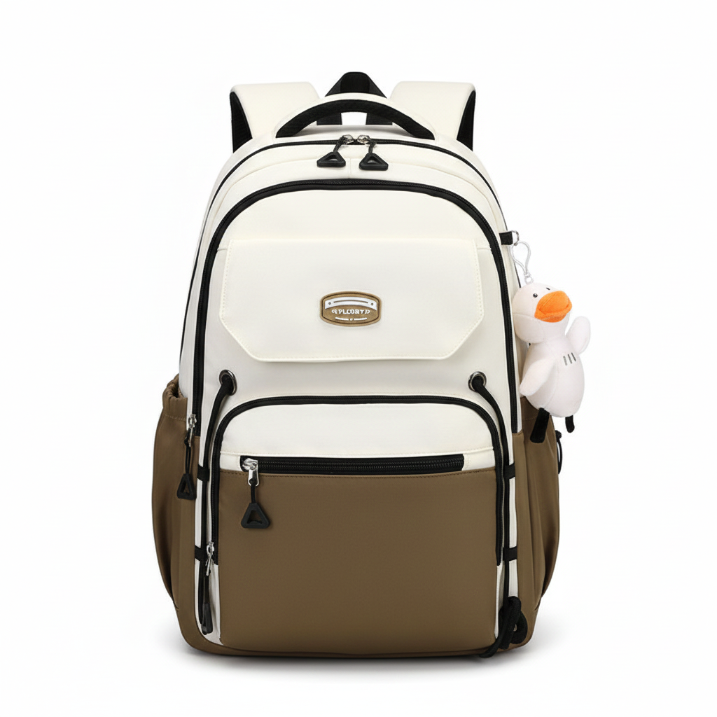 Large Capacity Student Backpack(Brawn)