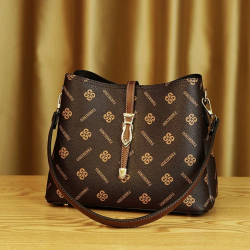 Luxury Large Capacity Bucket Shoulder Bag for Women