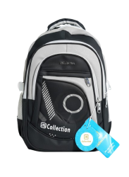 Unisex Waterproof School Backpack – Lightweight (Black)