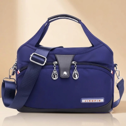 Premium Multi-Pocket Travel Shoulder Bag(Blue)
