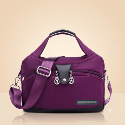Premium Multi-Pocket Travel Shoulder Bag(Purple)