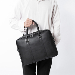 Mens Handmade Business Messenger Bag Laptop Bag Mens Leather Briefcase