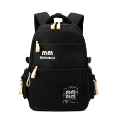 Cute Large Capacity Backpack (Black)
