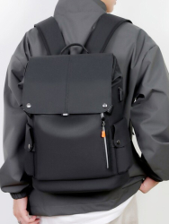 Large Capacity College & Travel Backpack (Black)