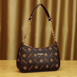 Monogram Chain Shoulder Bag